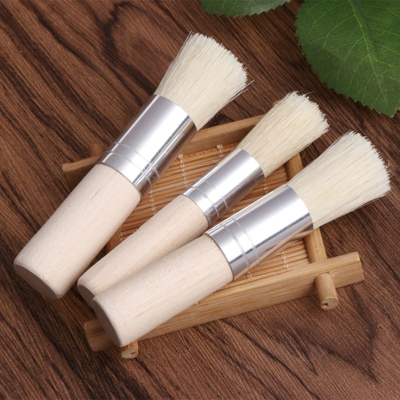 2019 stencil brush hog bristle brushes wooden handle art crafts stenciling painting tool oil painting supplies paint brushes from bf_sunshinelife stencil brush