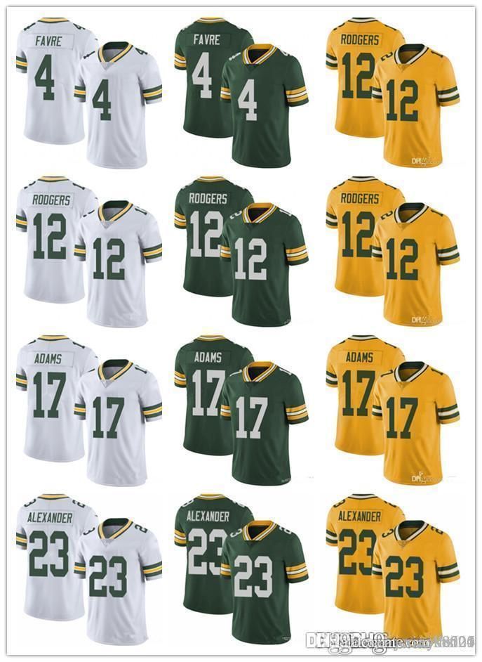2020 Mens Women Youth Green Bay Packers NFL 12 Aaron Rodgers 23 Jaire Alexander 17 Davante Adams