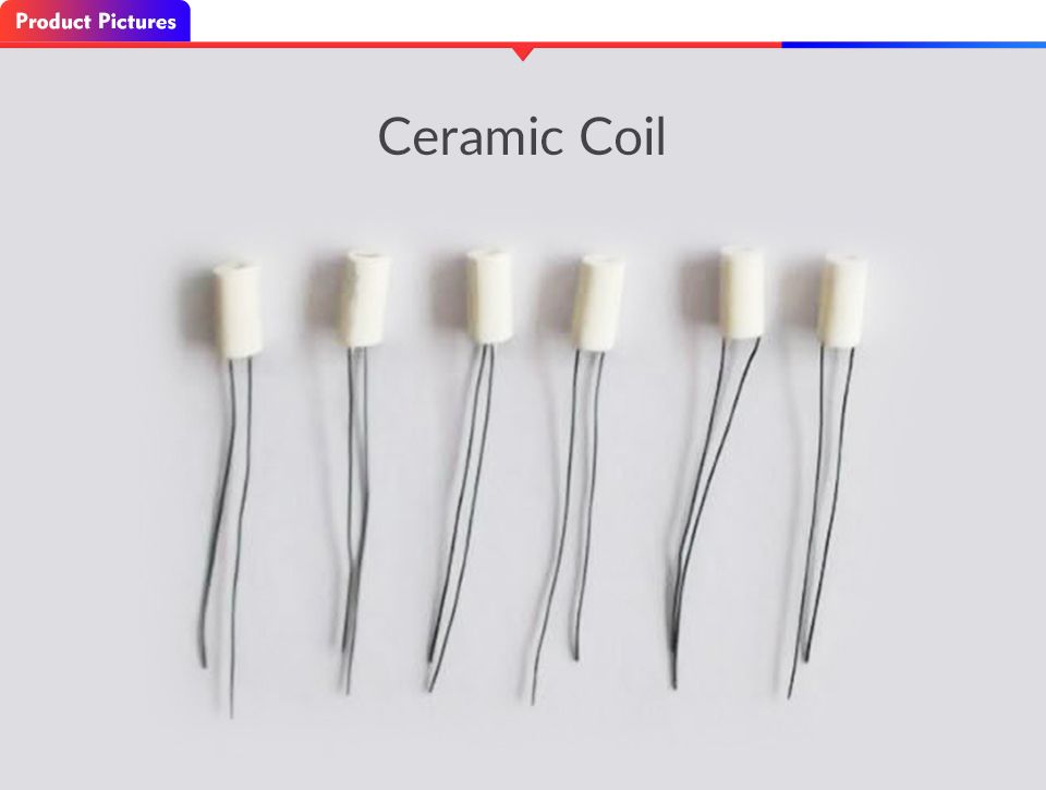 Best Premade Ceramic Coil 1.0ohm 1.3ohm 1.5ohm Oil Absorbing For Vape