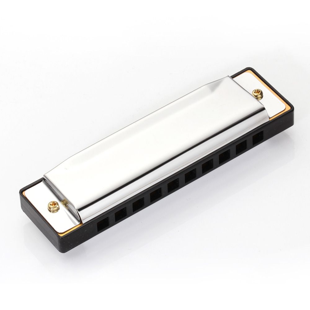 10 Hole Diatonic Harmonica Silver Blues Diatonic Harp Harmonicon 10