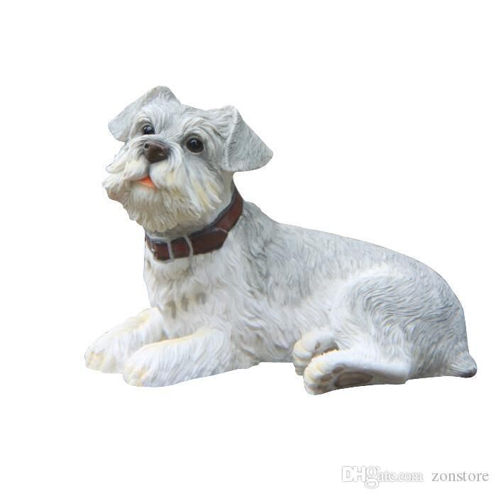 mini schnauzer statues