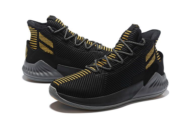 derrick rose 9 black and gold