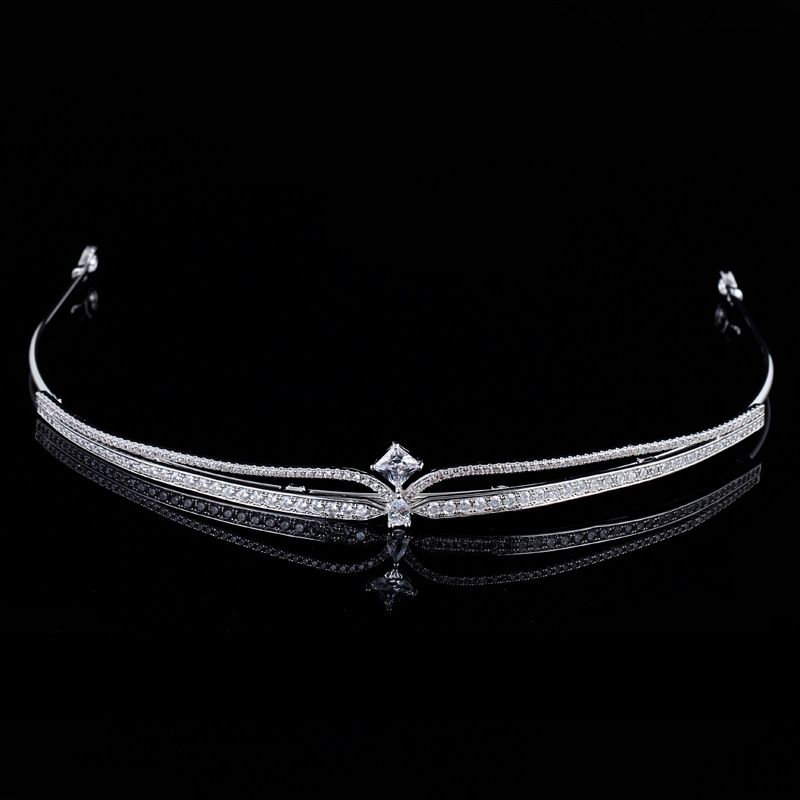 simple wedding crown