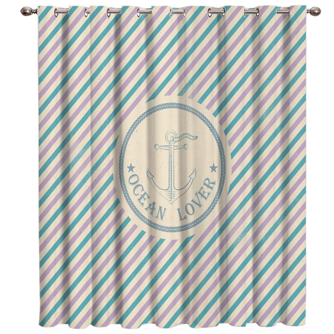 2019 Marine Enthusiast Nautical Style Anchor Window Treatments