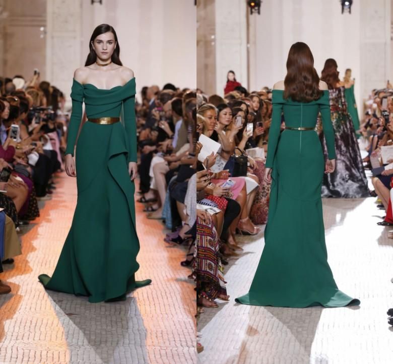 elie saab green dress