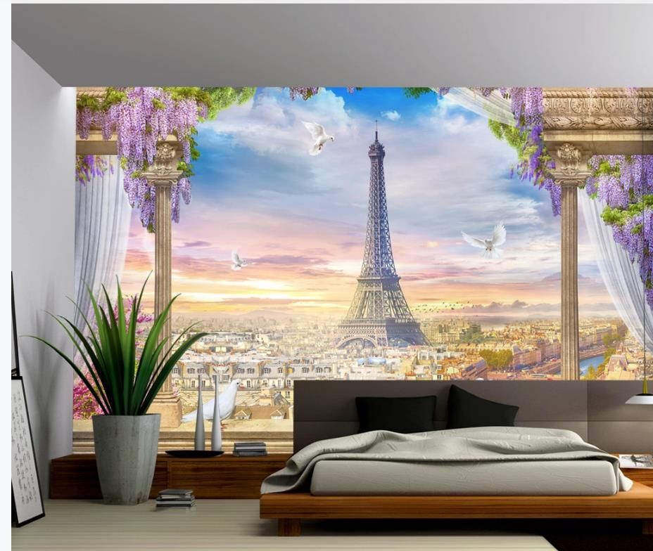 3d wallpaper for walls 3 d for living room 3D stereo European-style Paris Tower landscape wallpapers background wall 3d wallpaper for walls 3 d for living room 3D stereo European-style Paris Tower landscape wallpapers background wall