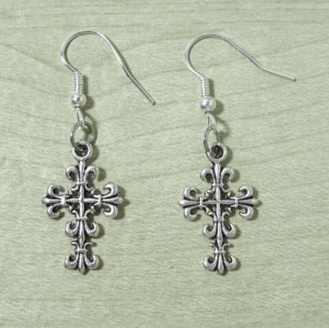 Art Glass Earrings Handmade in the USA Vintage Mermaid Earrings Solid 925 Sterling Silver Earrings Mermaid Earrings