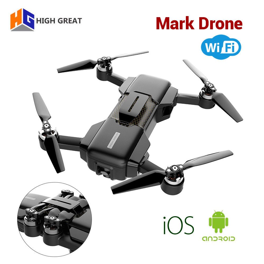 high great mark 4k wifi fpv rc drone
