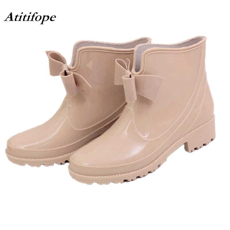 short rubber boots womens
