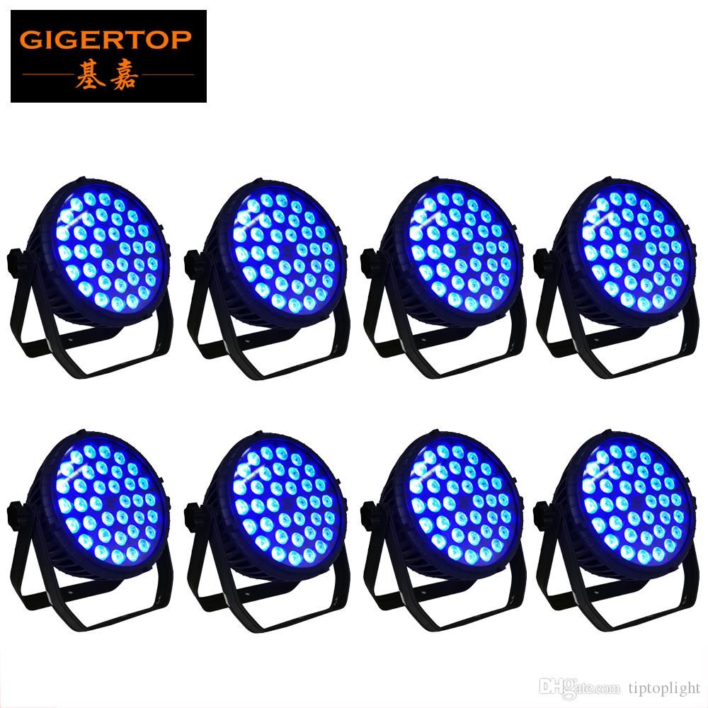 compre 8 x par led luces led rgbw 36x8w dj par luces 4en1 lavar la luz del disco efecto dmx controller para la pequena paty ktv iluminacion de la