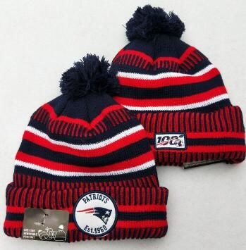 2020 New Striped Sideline American Sport Cuffed Knit Hat Wool Bonnet Cheap Beanie Hip Hop England Patriots Knitted Skull Cap For Men Women 22 From Dhgatehats 5 08 Dhgate Com