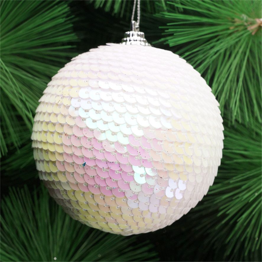 glitter christmas balls