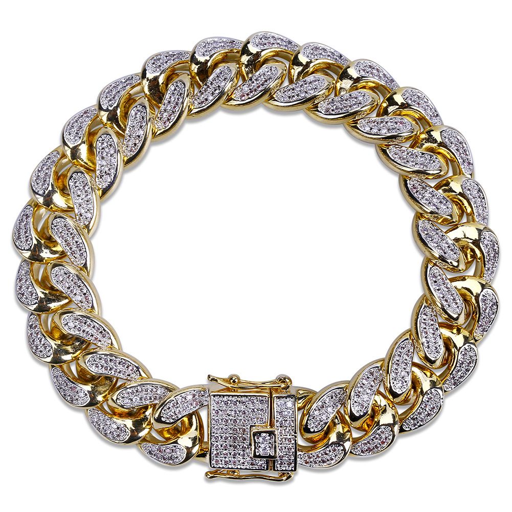 Halukakah Cadena de Oro para Hombre,Chapado en Oro Real de 18k/Oro Blanco Platino Islam Símbolo Alá Collar Colgante,Diamantes Laboratorio,con Cadena de Cuerda 60cm/Tenis 50cm,Caja 