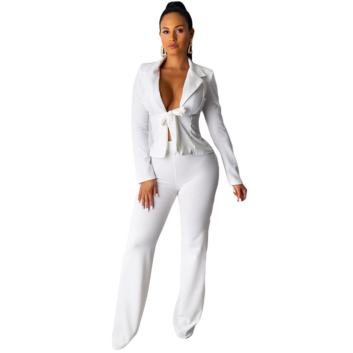 all white club outfit