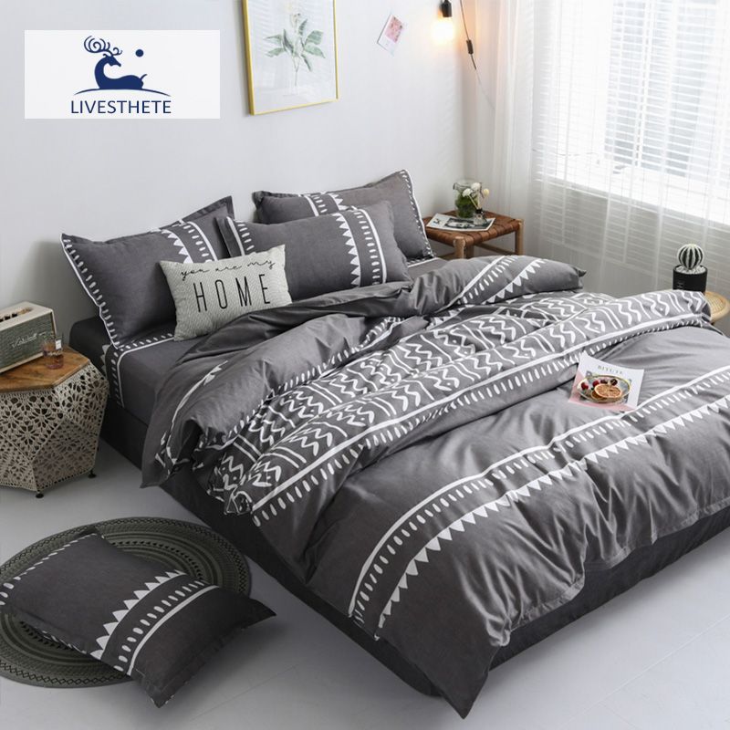 Liv Esthete Classic Bohemia Geometric Bedding Set Soft Printed