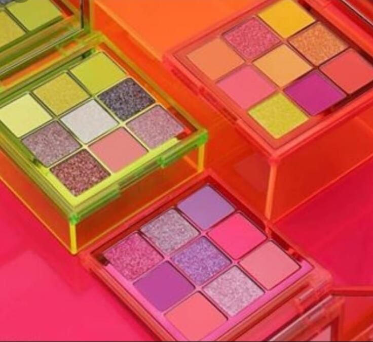 orange and pink eyeshadow palette