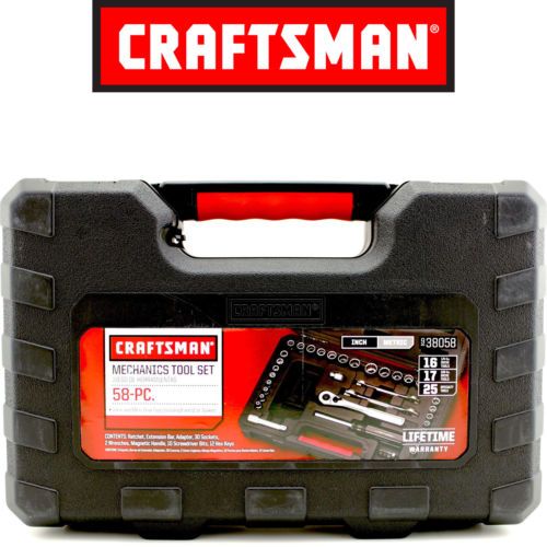 Compra Craftsman Juego De Herramientas Mecánicas De 58 Piezas Con Estuche  De Almacenamiento SAE INCH METRIC 938058 Barato | Entrega Rápida Y Calidad  | Es.Dhgate