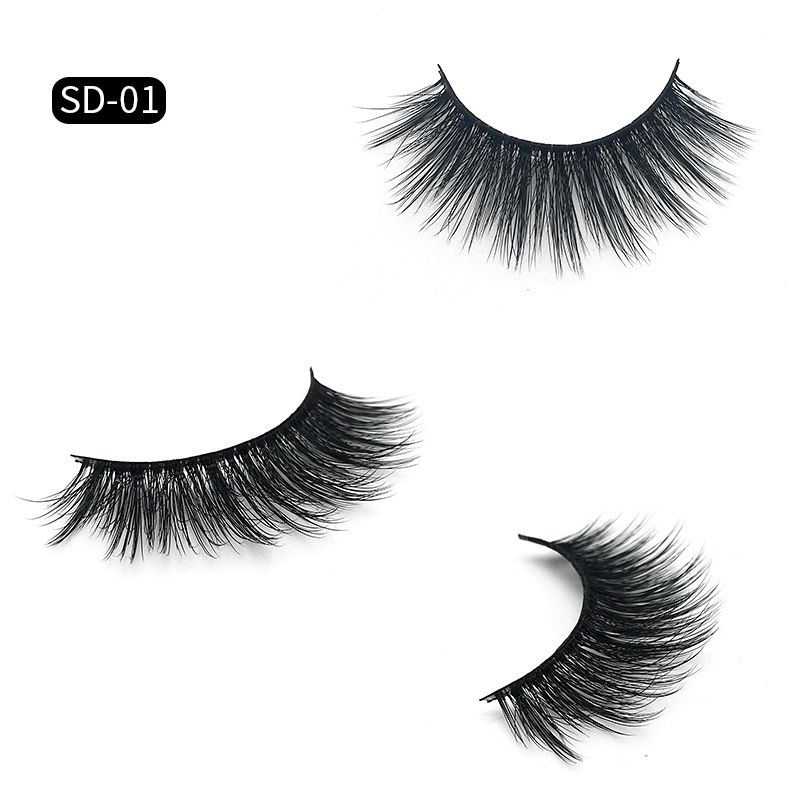 Satin Al 3d Vizon Sac Kirpik Yuz Boyama Goz Lashes Uzatma Saf Isi