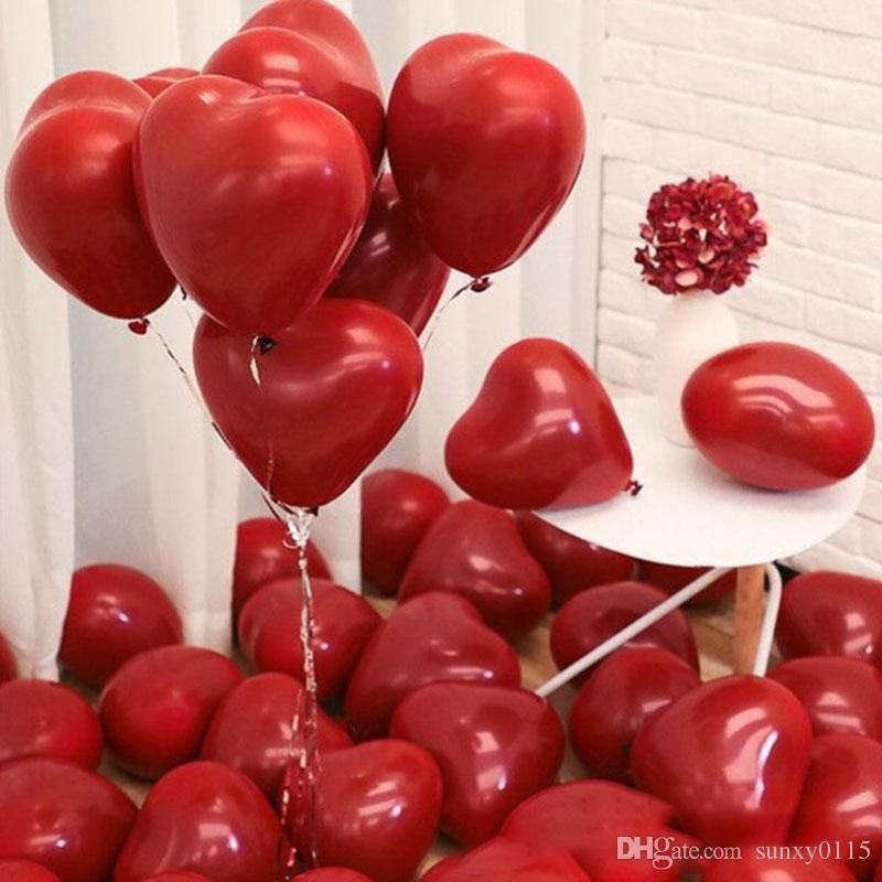 Double Couche Sombre Ballons Rouge Cerise Coeur Rouge Decoration De Mariage Ballons Ballon Joyeux Anniversaire Party Double Couche Sombre Ballons Rouge Cerise Coeur Rouge Decoration De Mariage Ballons Ballon Joyeux Anniversaire Party