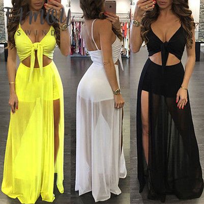 womens summer boho long maxi dress