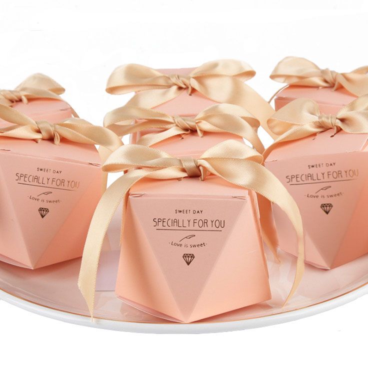 New Triangular Diamond Wedding Favor And Sweet Gift Bags Candy Box Wedding Favors And Gifts Boxes Birthday Party Supplies From Kiss U 21 4 Dhgate Com
