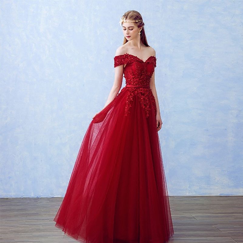Vestito rosso tulle Clearance