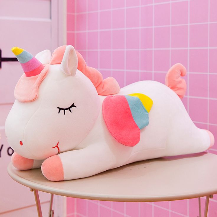 unicorn plush pillow