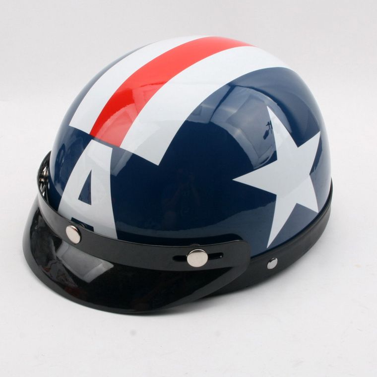 captain america bicycle helmet