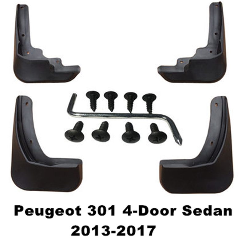 OE Style Mudguards For Peugeot 2008 2013-2017 Splash Guards Mud Flaps Mudflaps