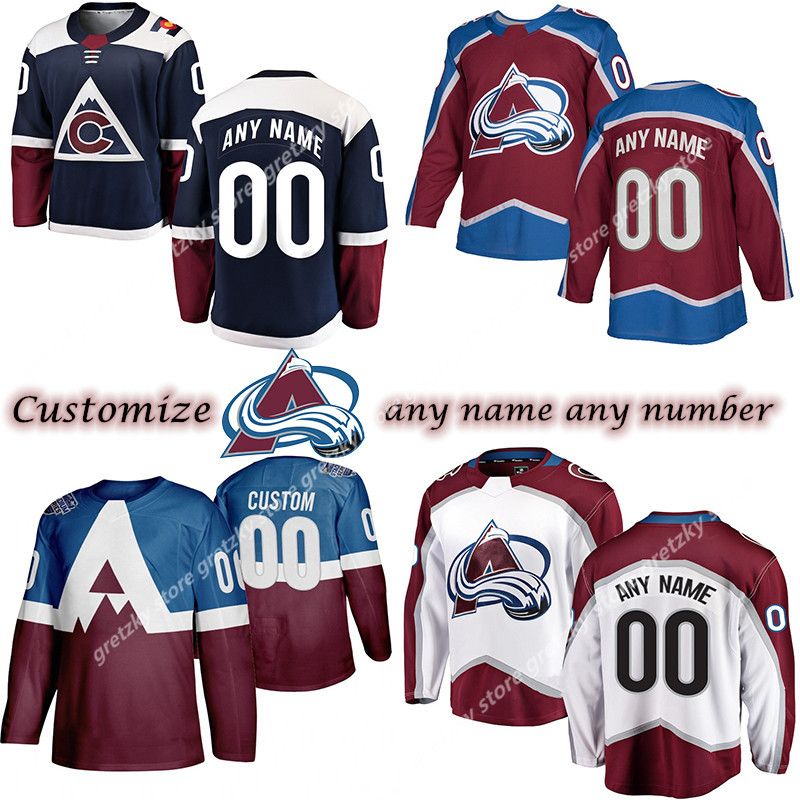 2021 Custom Mens Kids Womens Colorado Avalanche Jerseys 8 MAKAR 49 GIRARD 19 SAKIC 21 FORSBERG