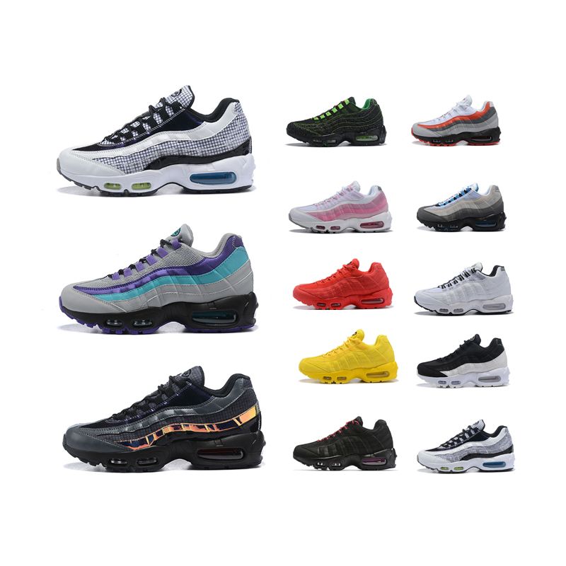 Plantación Brote De tormenta Nike Air Max 95 Nueva llegada Moda Hombre Zapatillas Foot Locker Woman  Running maxes Zapatos Premium Envío gratis Tamaño ligero (EUR36-46)