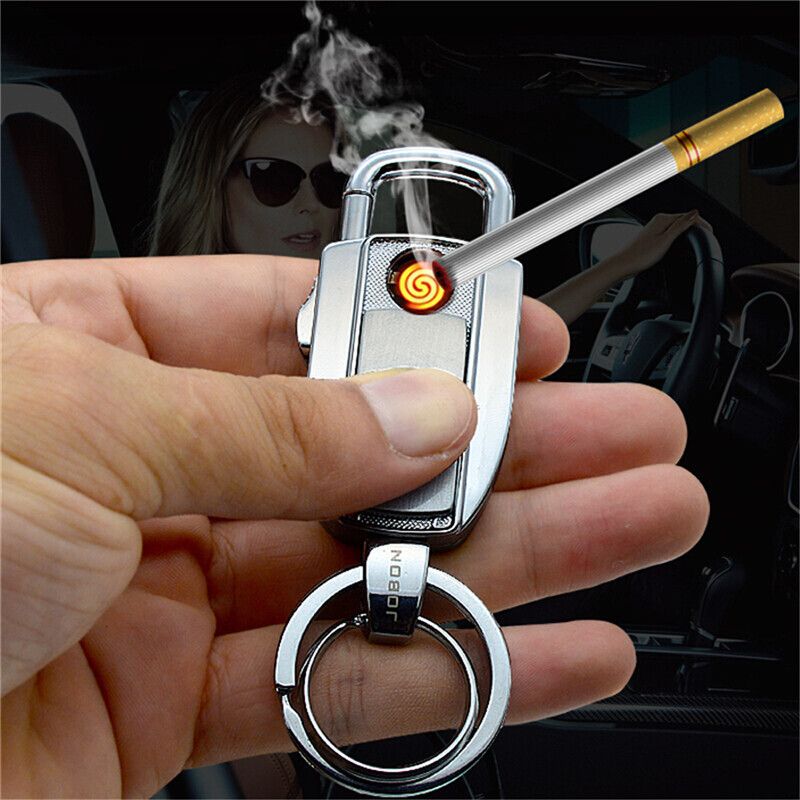 Fashion Car Keychain Lighter Fashion Car Keys Rings Design Cigarette