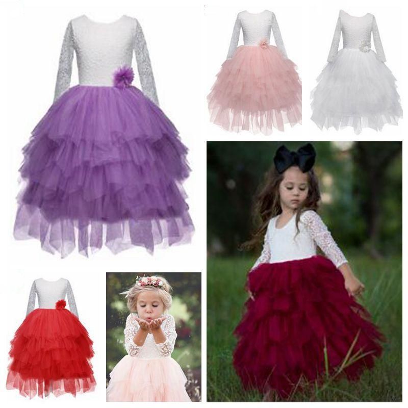 2020 Baby Clothes Bridesmaid Pageant Dress Wedding Ball Gown Dresses