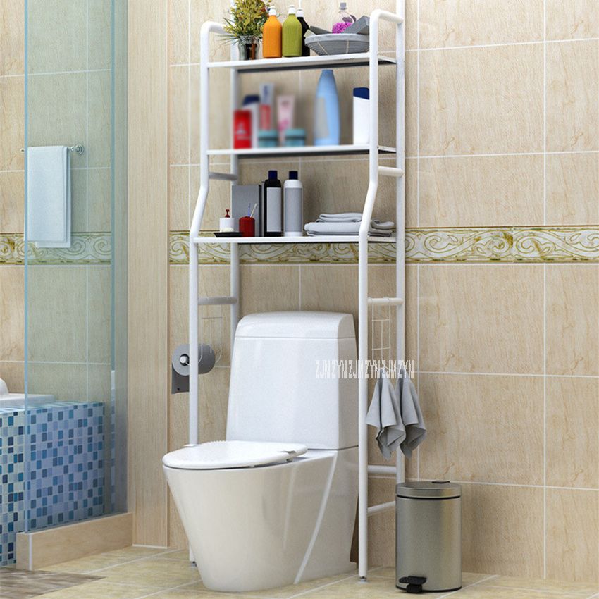 metal bathroom rack