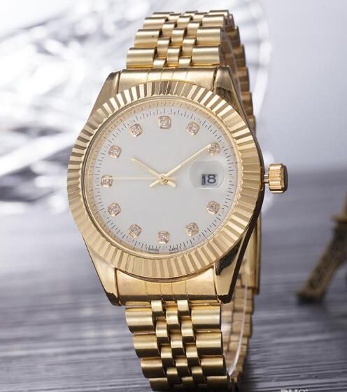 Acquistare 2019 Orologi Da Uomo Di Marca Più Venduti Orologio Da Polso In  Acciaio Inossidabile Con Quadrante Bianco In Acciaio Inossidabile Orologio  Da Uomo Al Quarzo Con Doppio Calendario Economico | Consegna