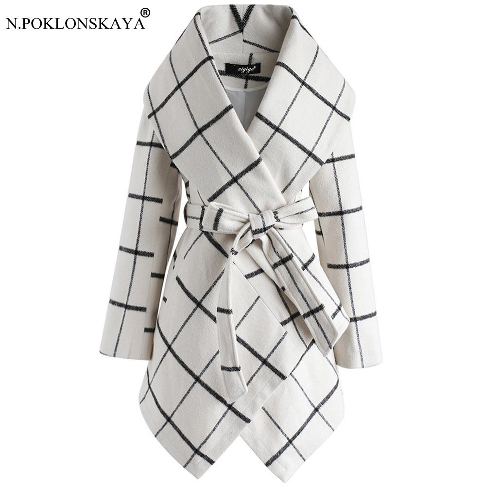 2020 Woolen Jacket Women Autumn Thick 