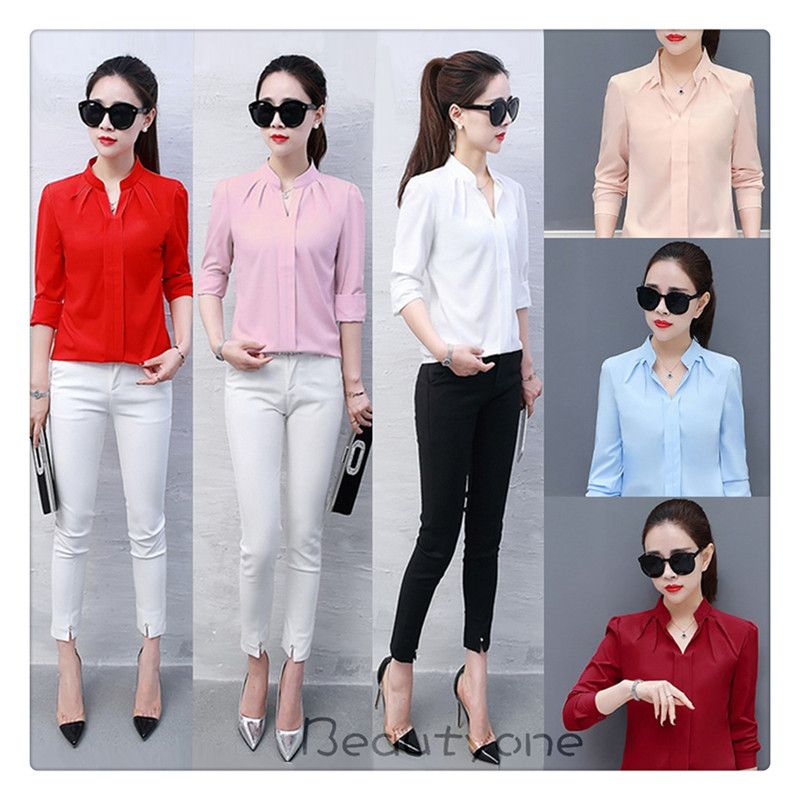 blusas formales de mujer