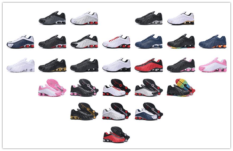 2019 2019 Newest Shox R4 OG Mens Running Shoes Zapatillas Original Shox Deliver Men Basketball Shoes Zapatillas