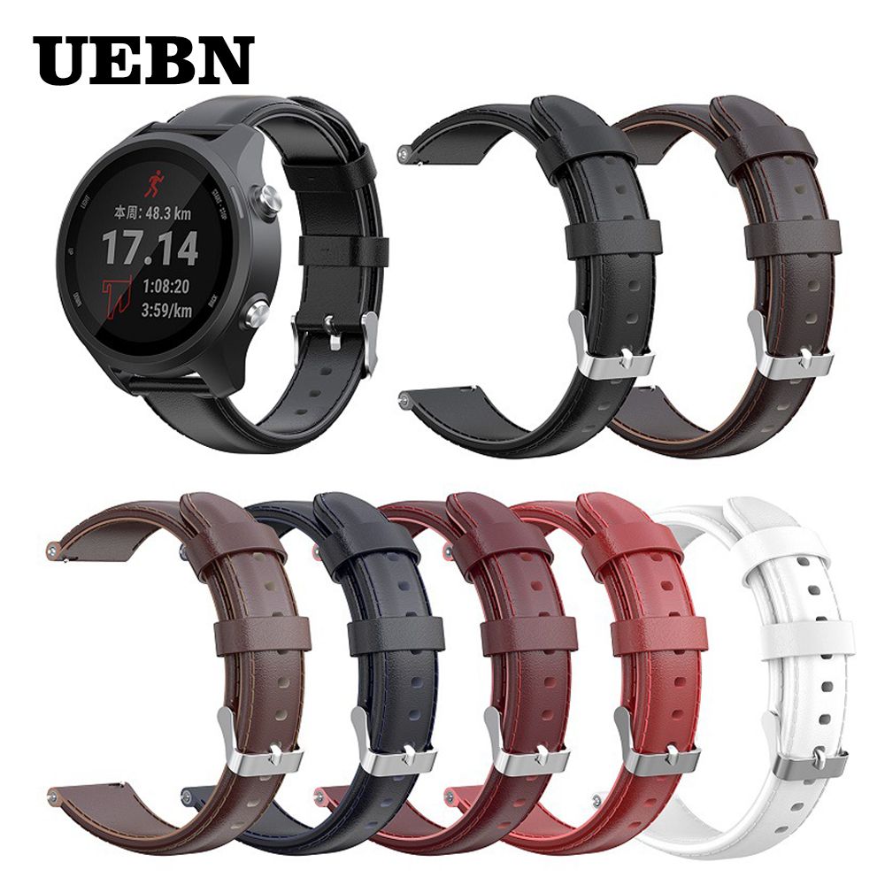 leather strap for garmin vivoactive 3