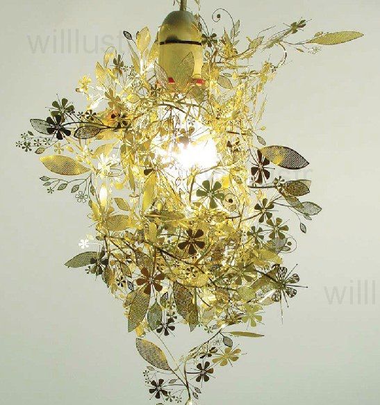 Habitat Tord Boontje's Garland light shade flower lamp pendant chandelier,Copper 