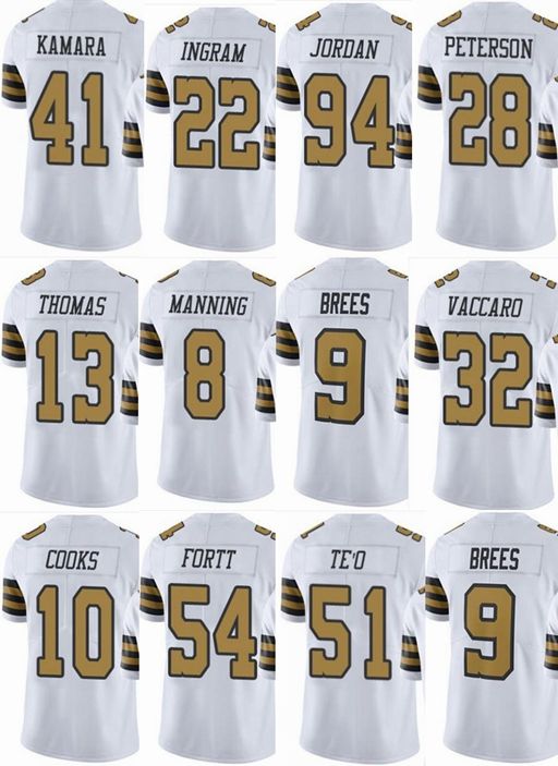 saints color rush jersey cooks