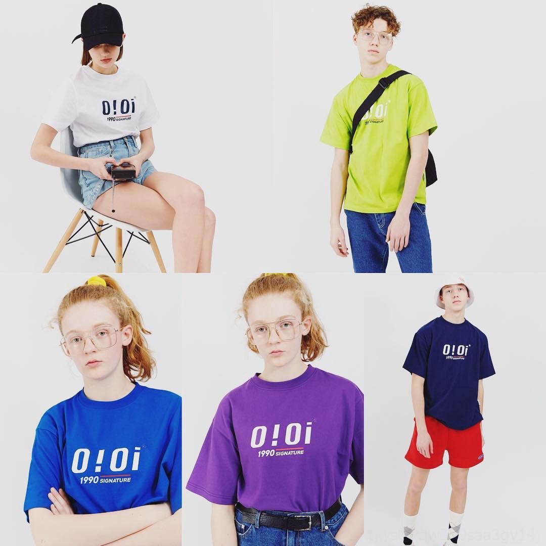 2020 Casual Short Sleeved 5252 T Shirt Oioi Teenagers Couples 2020 Casual Short Sleeved 5252 T Shirt Oioi Teenagers Couples