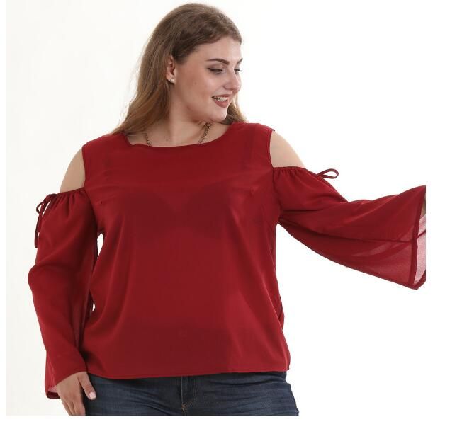plus size red shirt