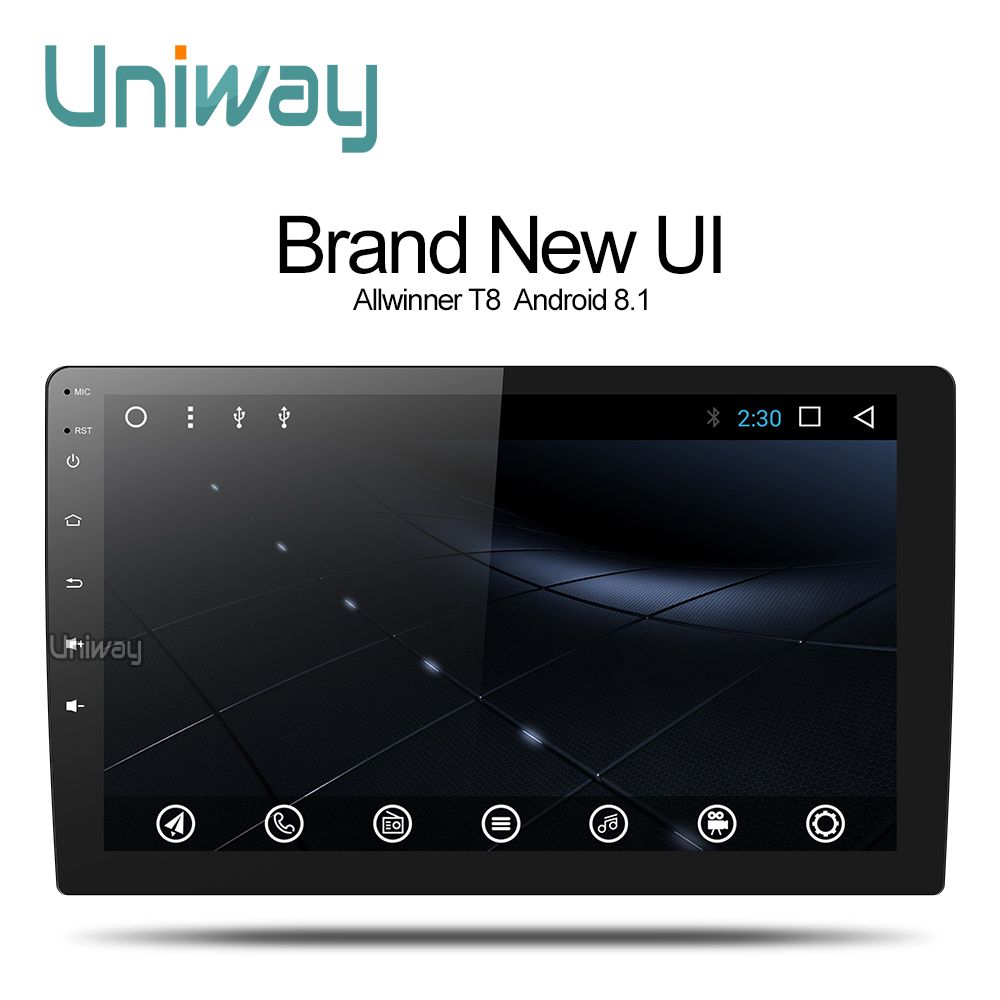 Uniway Atyj1071 Android 8 1 Car Dvd For Universal Old Car With One