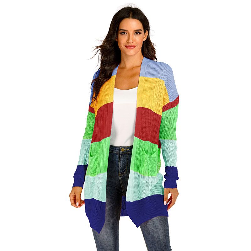 rainbow kimono cardigan