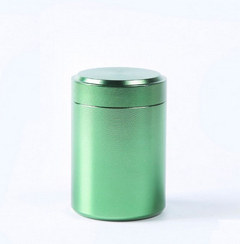 2021 Aluminum Jar Tea Tin Box Tea Container Storage Box Cylinder Sealed
