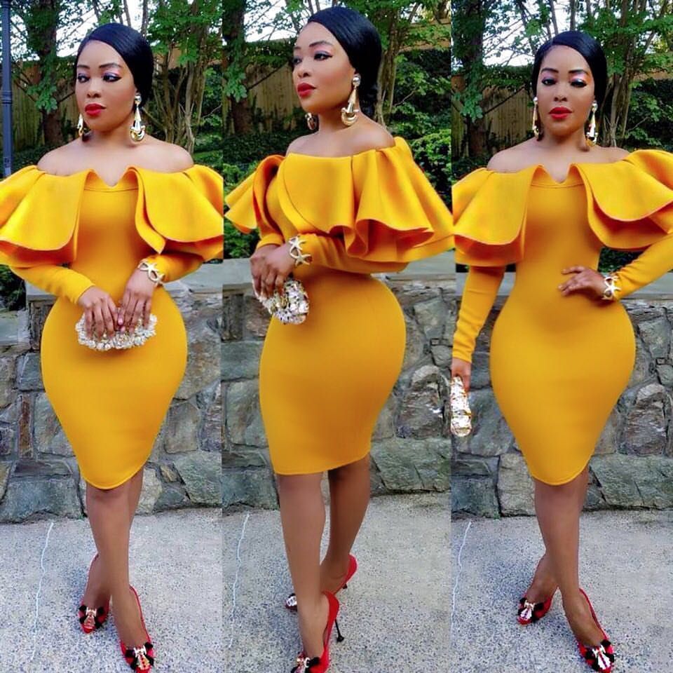 yellow dresses for plus size women