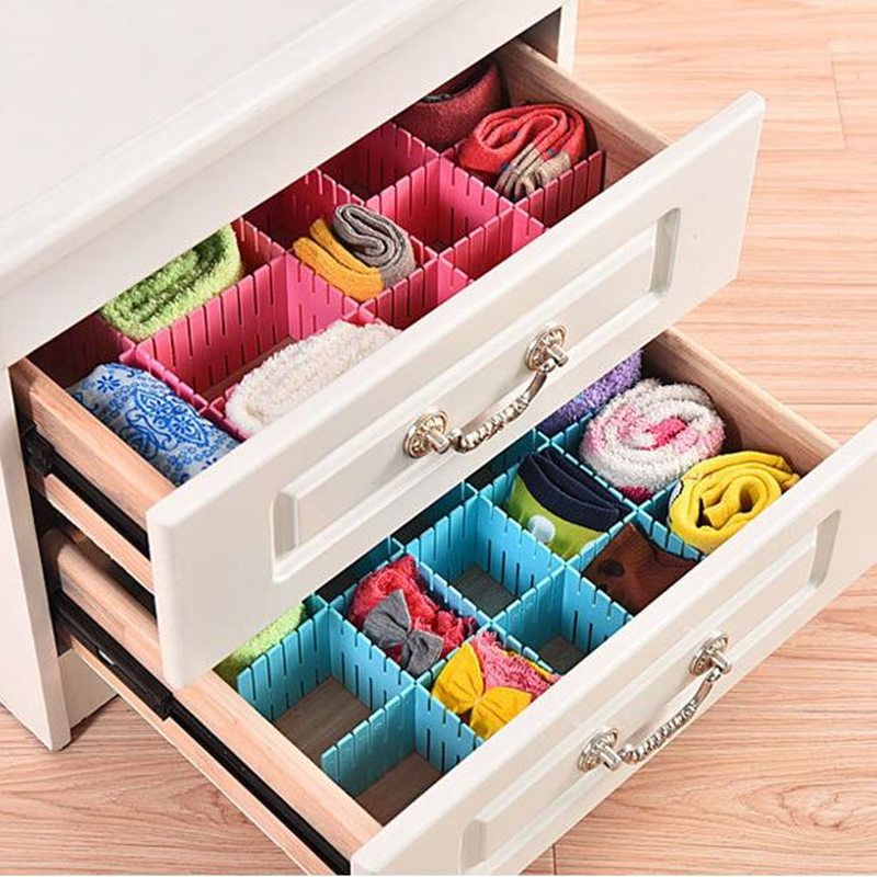 2019 Diy Drawer Dividers Plastic Grid Adjustable Drawer Dividers