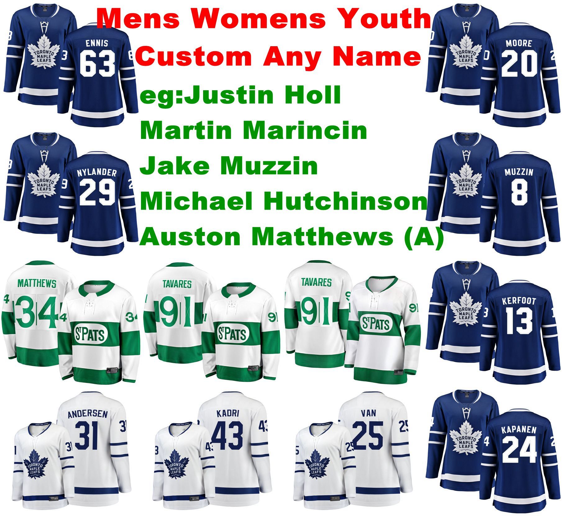 customized toronto maple leaf jerseys