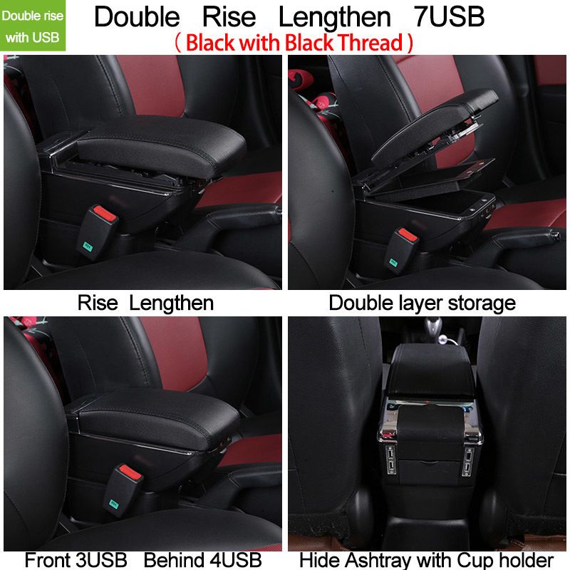 satin al peugeot 208 kol dayama kutusu peugeot 208 evrensel araba merkezi kol dayama saklama kutusu bardak tutucu kulluk degisiklik aksesuarlari